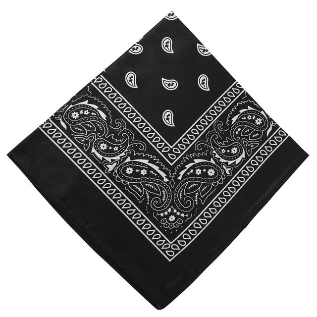 17KM Bohemian Print Bandana Hair Bands for Girls Women Unisex Square - KiwisLove