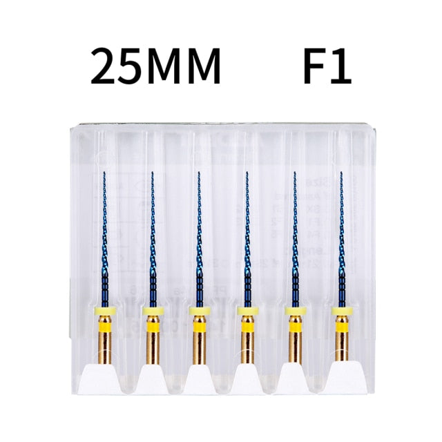 6pcs/pack 25mm,SX Dental Files Root Canal Dental Engine Use Rotary - KiwisLove