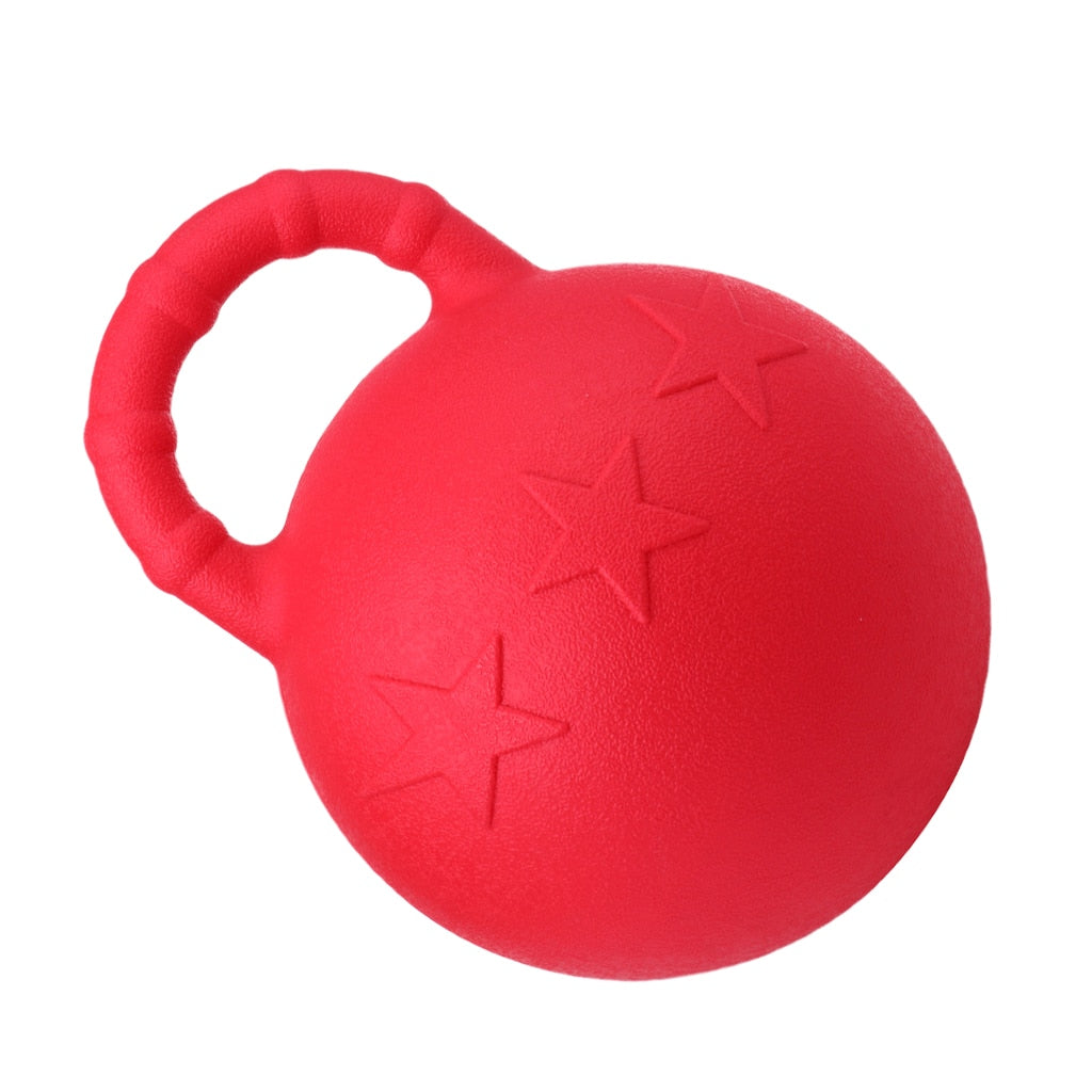 Horse Toy Game Ball With Apple Scent (Random Color) Pet Joy Fun Accessory, - KiwisLove