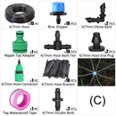 15M 1/4'' Hose DIY Drip Irrigation System Portable Misting Watering Kit - KiwisLove