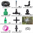 15M 1/4'' Hose DIY Drip Irrigation System Portable Misting Watering Kit - KiwisLove