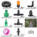 15M 1/4'' Hose DIY Drip Irrigation System Portable Misting Watering Kit - KiwisLove