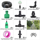 15M 1/4'' Hose DIY Drip Irrigation System Portable Misting Watering Kit - KiwisLove