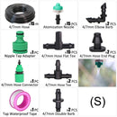 15M 1/4'' Hose DIY Drip Irrigation System Portable Misting Watering Kit - KiwisLove