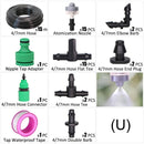 15M 1/4'' Hose DIY Drip Irrigation System Portable Misting Watering Kit - KiwisLove