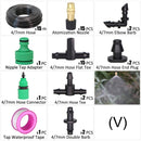 15M 1/4'' Hose DIY Drip Irrigation System Portable Misting Watering Kit - KiwisLove
