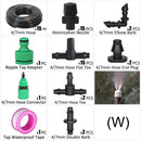 15M 1/4'' Hose DIY Drip Irrigation System Portable Misting Watering Kit - KiwisLove