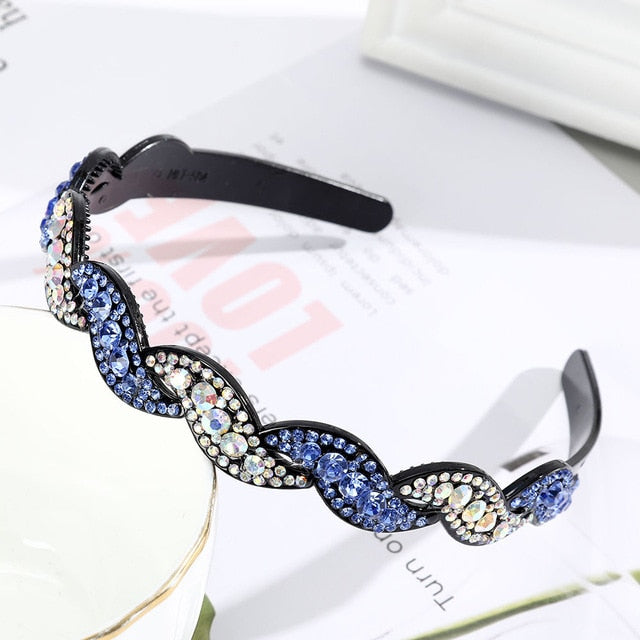Alice Hairband Bezel Headband  Hair Band Hoop Top Metal Double Bangs - KiwisLove