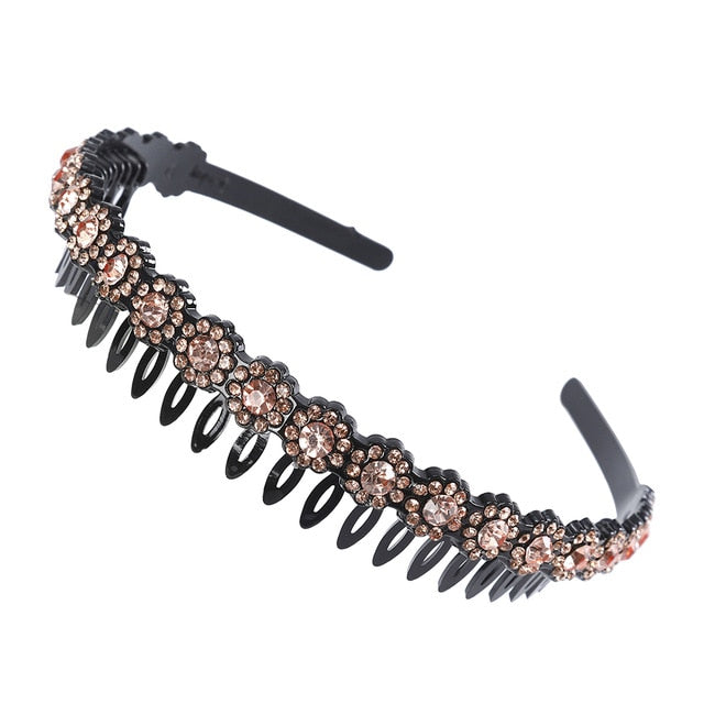 Alice Hairband Bezel Headband  Hair Band Hoop Top Metal Double Bangs - KiwisLove