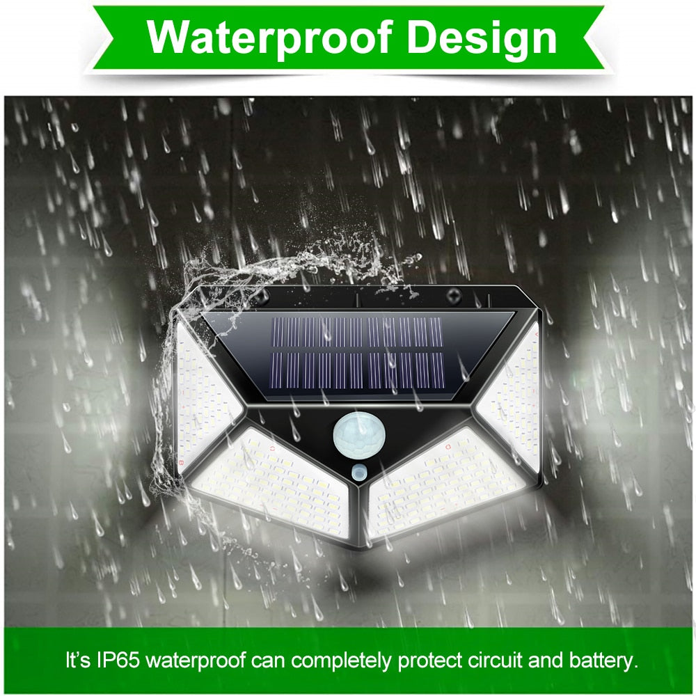 LED Solar Light Outdoor Lamp Waterproof PIR Motion Sensor Garden Decoration - KiwisLove