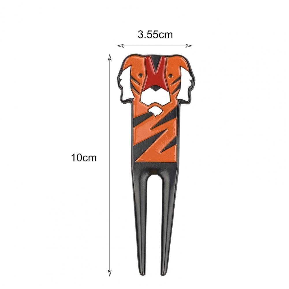 Golf Green Fork Durable Anti-scratch Tiger Golf Pitch Repairer Divot Tool for Golf Sports - KiwisLove