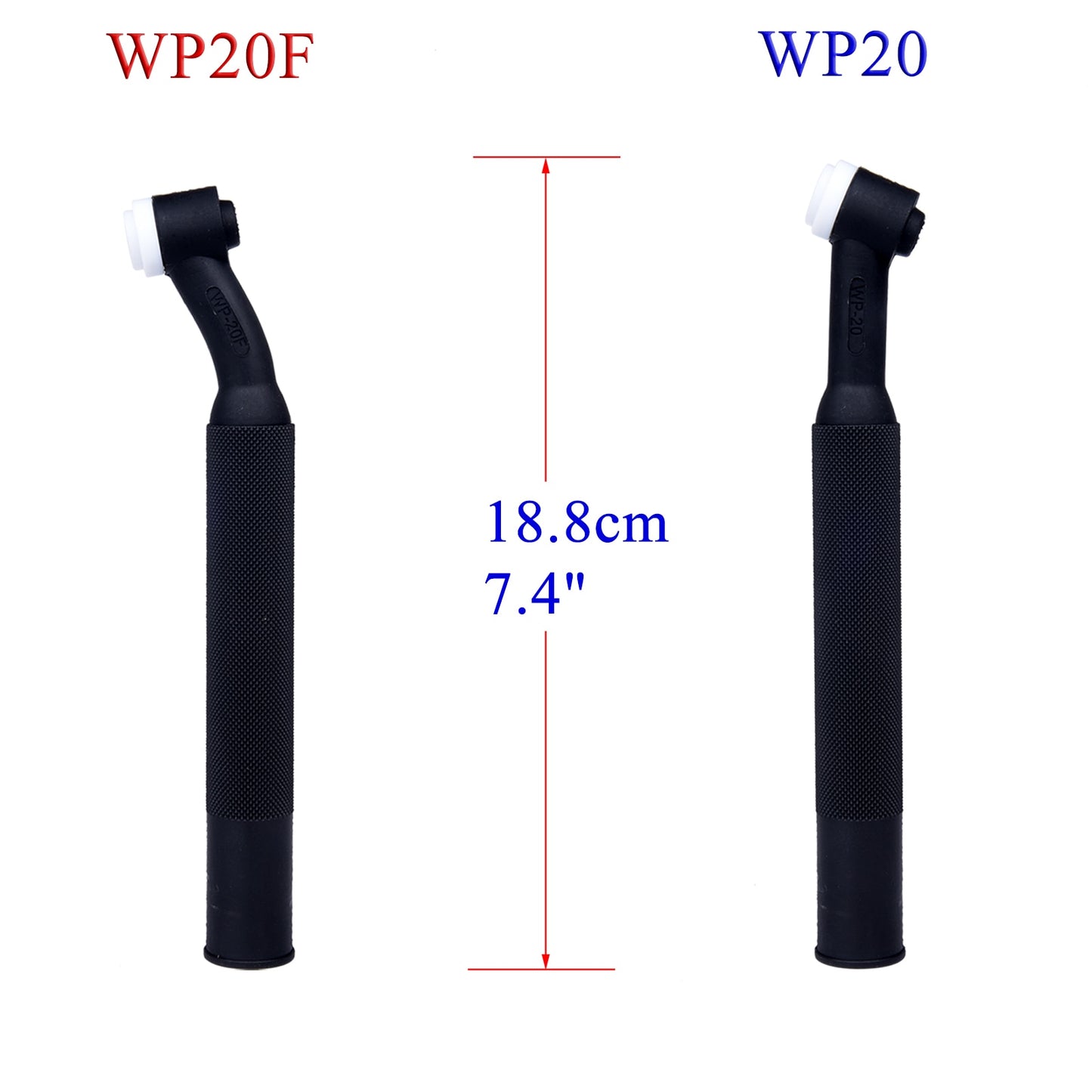 WP20 TIG Torch Body Water-Cooled Head Rotatable 250 AMP - KiwisLove