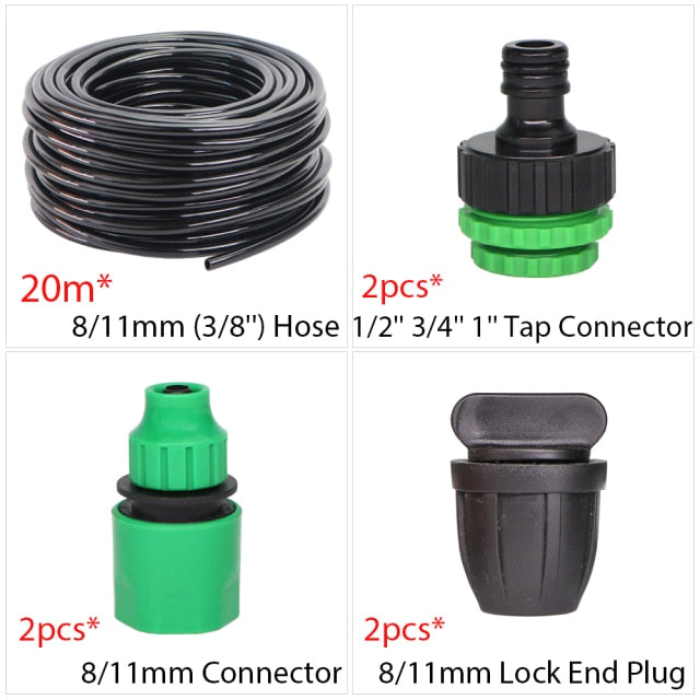 8/11mm Hose 3/8'' Drip Irrigation Tube Lawn Vegetable Watering Dripper - KiwisLove