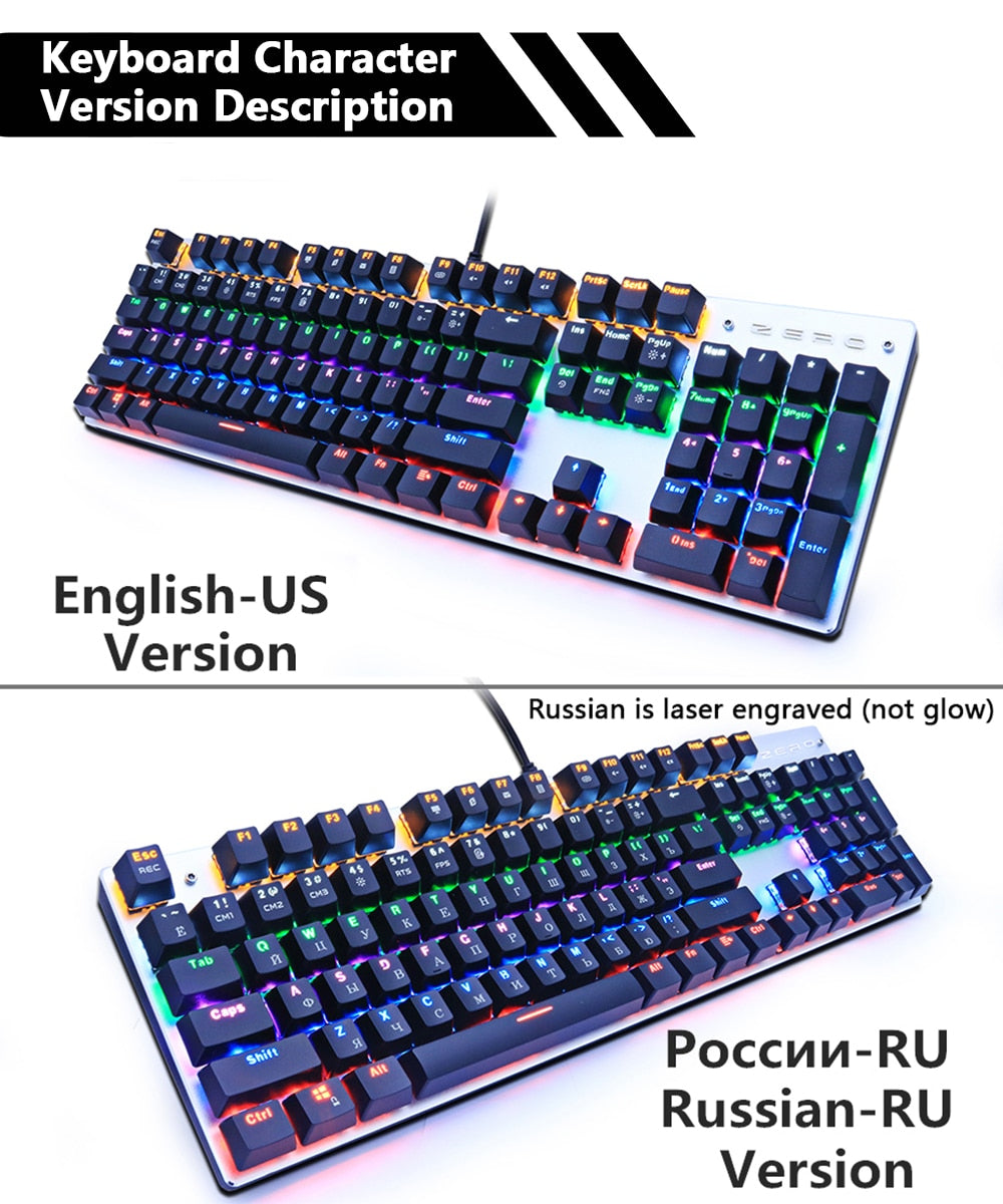 Mechanical Keyboard Gaming Keyboards for Tablet Desktop - KiwisLove