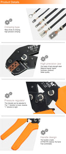 SN-48B crimping pliers 0.5-2.5mm² YEFYM high precision jaw wire electrical hand tools - KiwisLove