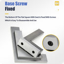 Flat Edge Square Bladed Try Square   L-shaped Carpenter's Ruler Marking Gauge Carpenter - KiwisLove