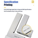 Flat Edge Square Bladed Try Square   L-shaped Carpenter's Ruler Marking Gauge Carpenter - KiwisLove