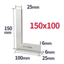 Flat Edge Square Bladed Try Square   L-shaped Carpenter's Ruler Marking Gauge Carpenter - KiwisLove