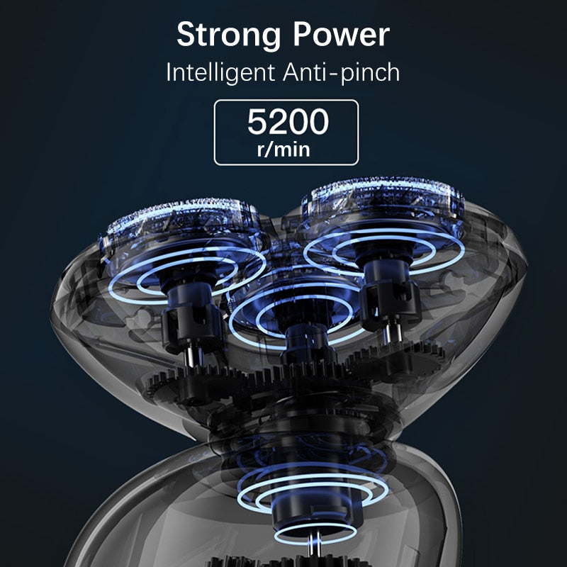 ENCHEN 4D Floating Magnetic Electric Shavers Waterproof Two Speeds - KiwisLove