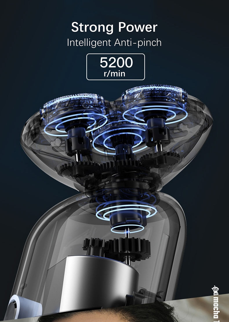 ENCHEN 4D Floating Magnetic Electric Shavers Waterproof Two Speeds - KiwisLove