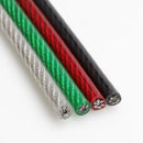 5m  PVC Plastic Coated 304 Stainless Steel Wire Rope Cable + 10 Loops - KiwisLove