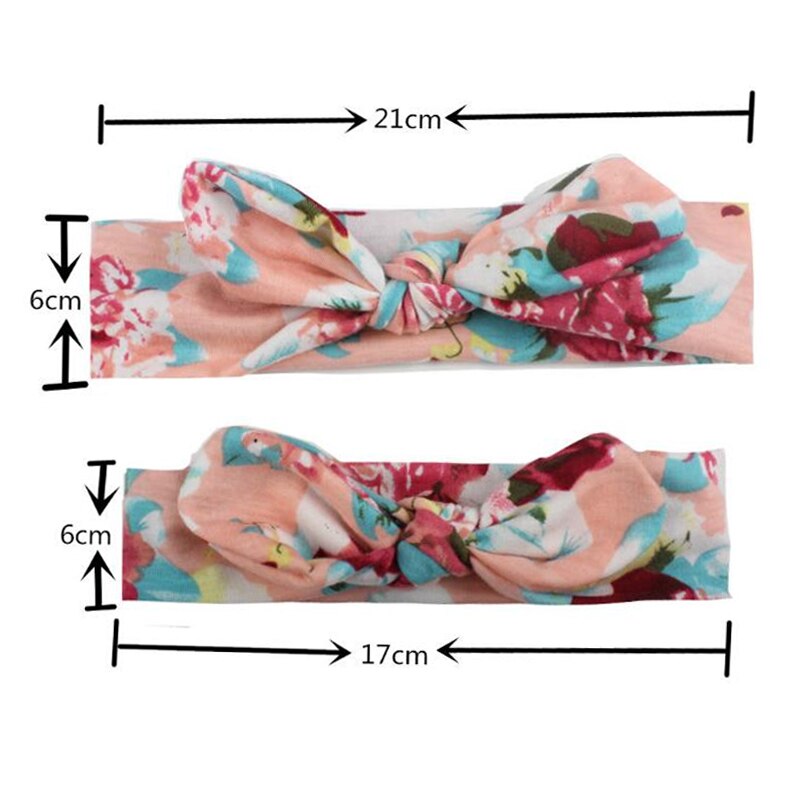 Mama & Baby Set Headwear Bowknot Elastic HeadBands - KiwisLove