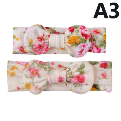 Mama & Baby Set Headwear Bowknot Elastic HeadBands - KiwisLove