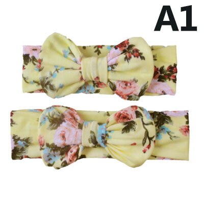 Mama & Baby Set Headwear Bowknot Elastic HeadBands - KiwisLove
