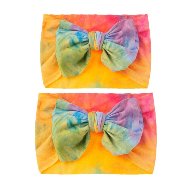 Mama & Baby Set Headwear Bowknot Elastic HeadBands - KiwisLove