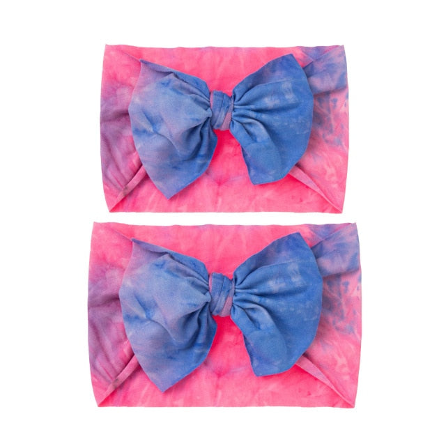 Mama & Baby Set Headwear Bowknot Elastic HeadBands - KiwisLove
