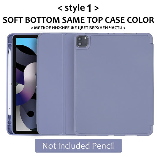 2020 Pro 12.9 4th silicone case with pencil holder - KiwisLove
