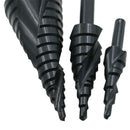 3PCS/SET  HSS Cobalt Step Drill Bit Set  Metal Cone - KiwisLove