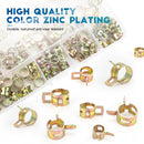 88pcs Spring Hose Clamp Zinc Plated Fuel Line Silicone Vacuum Hose Pipe - KiwisLove