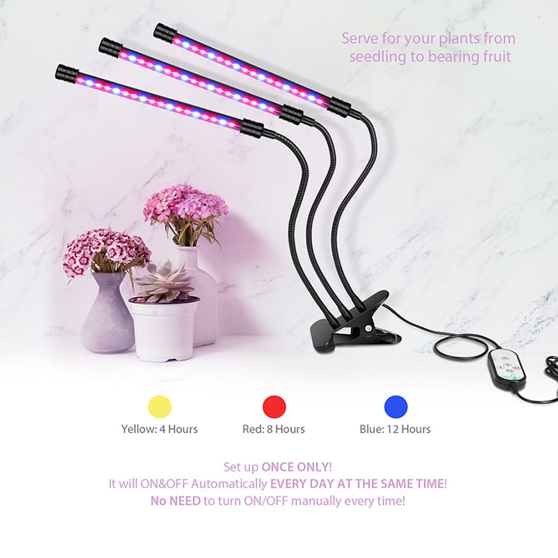 LED Grow Light USB Phyto Lamp Full Spectrum Fitolamp For Plants Seedlings Flower Home Tent - KiwisLove