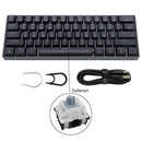 Mechanical Keyboard USB Wired LED Backlit Axis Gaming Mechanical Keyboard Gateron Optical Switches For Desktop - KiwisLove