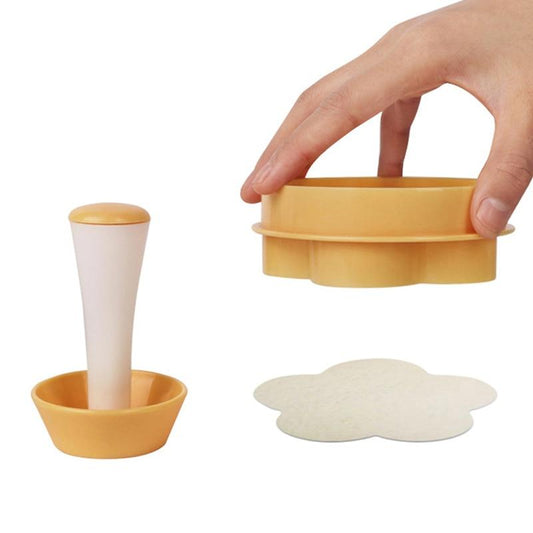 Pastry Dough Tamper Kit Kitchen Flower Round Cookie Cutter - KiwisLove