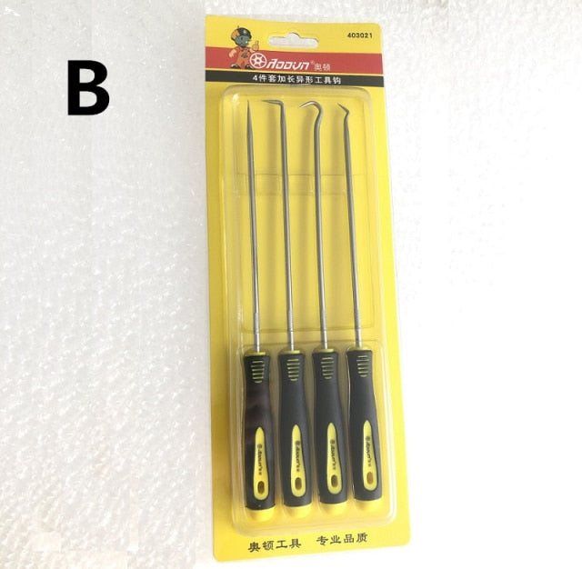 4Pcs Durable Car Hook Oil Seal O-Ring Seal Remover Pick Set Tools Car Hook Craft Hand Tools Remover Pick Set - KiwisLove