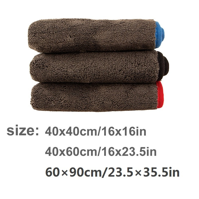 Car Cleaning Towel 1200GSM Car Detailing  Microfiber Drying - KiwisLove