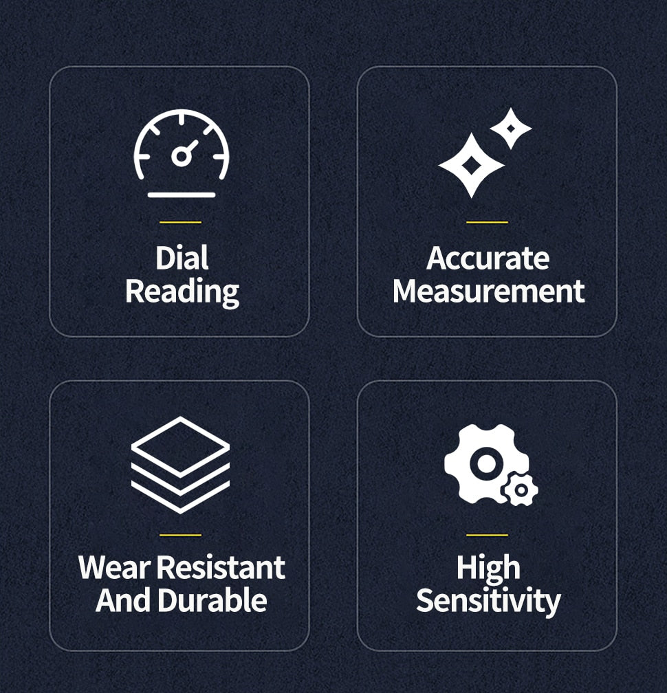 Dial Indicator Precision 0.01mm Dial Bore Gauge Indicator Micrometer - KiwisLove