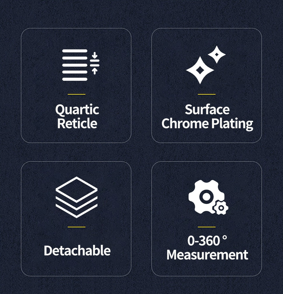 360 Degree Universal Angle Ruler Bevel Protractor Angle Measuring Instrument - KiwisLove