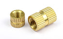 Brass Insert Nuts Set Female Thread Brass Molding Insert Knurled Nuts - KiwisLove