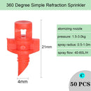Drip Irrigation Dripper Fixed Flow Pressure Compensating Emitter - KiwisLove