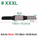 Tcare Adjustable Waist Tourmaline Self-Heating Magnetic Therapy Back Waist Support Belt Lumbar Brace Massage Bands Health Care - KiwisLove