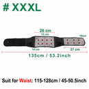 Tcare Adjustable Waist Tourmaline Self-Heating Magnetic Therapy Back Waist Support Belt Lumbar Brace Massage Bands Health Care - KiwisLove