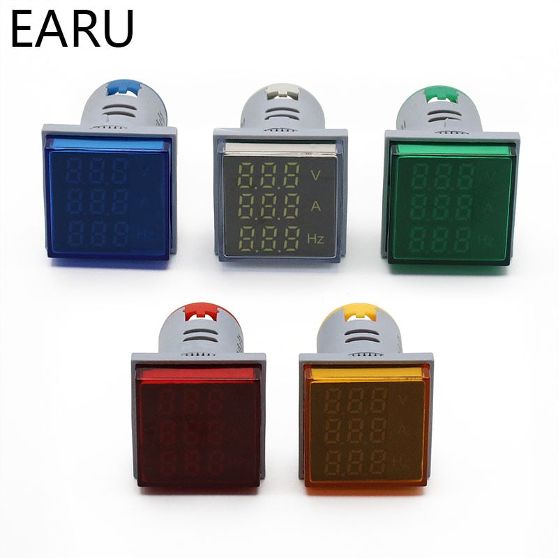 Digital Voltmeter Ammeter Hertz Meter Indicator Tester - KiwisLove