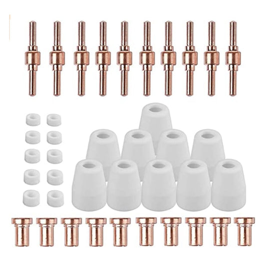 Plasma Cutter Consumables Kit PT-31 Nozzle Electrode Shield Cup for CUT 40/50
- KiwisLove