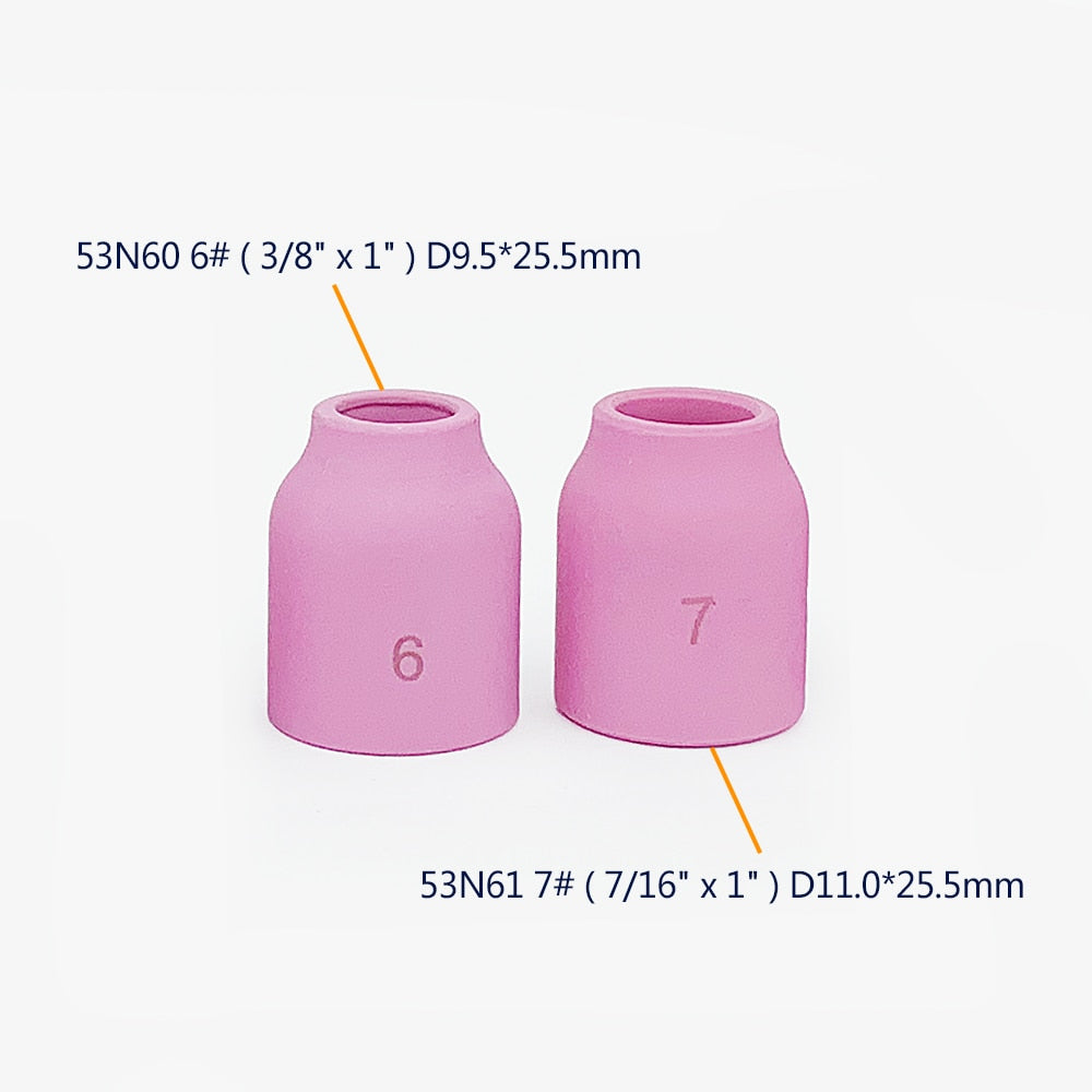 10 pcs TIG Gas Lens Alumina Nozzle Ceramic Cup - KiwisLove