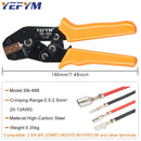 SN-48B crimping pliers 0.5-2.5mm² YEFYM high precision jaw wire electrical hand tools - KiwisLove