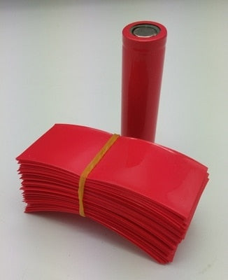 500pcs 18650 battery casing heat shrinkable sleeve insulation cover PVC - KiwisLove