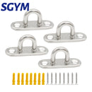 4pcs M5 Ceiling  Mount U Hook Anchor Hanger with Self-tapping Screws - KiwisLove